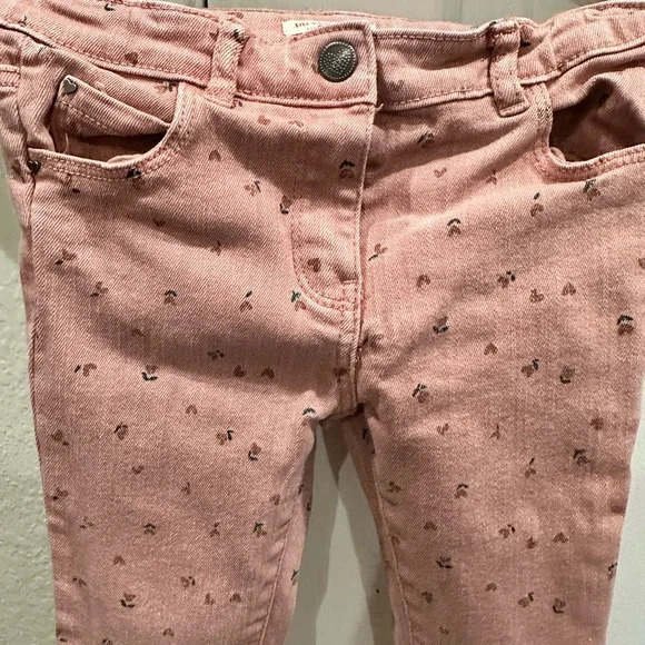 Du Pareil Kids Jeans 5 yrs. Cottage core, dainty floral, Easter, Spring - Picture 6 of 10